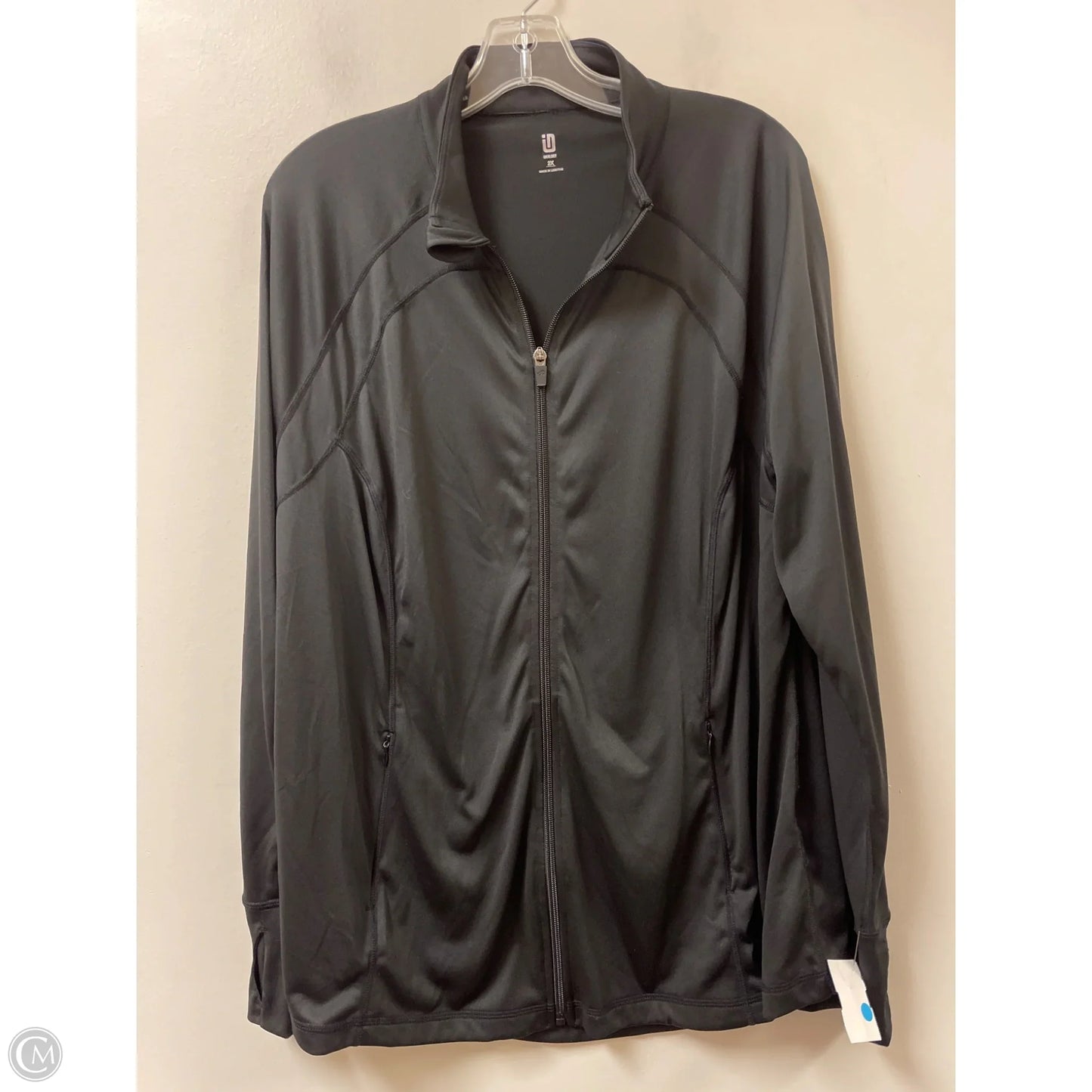 Athletic Jacket By 90 Degrees By Reflex In Black, Size: 1x