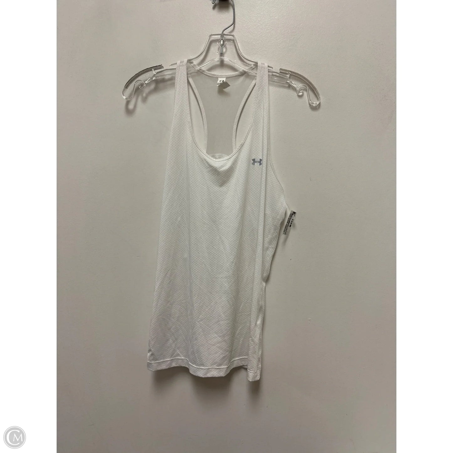 Athletic Tank Top By Under Armour In White, Size: L