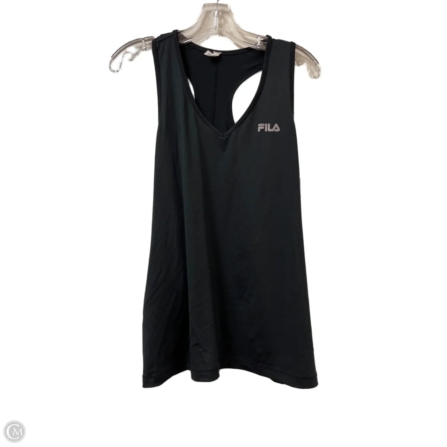 Athletic Tank Top By Fila In Black, Size: Xl