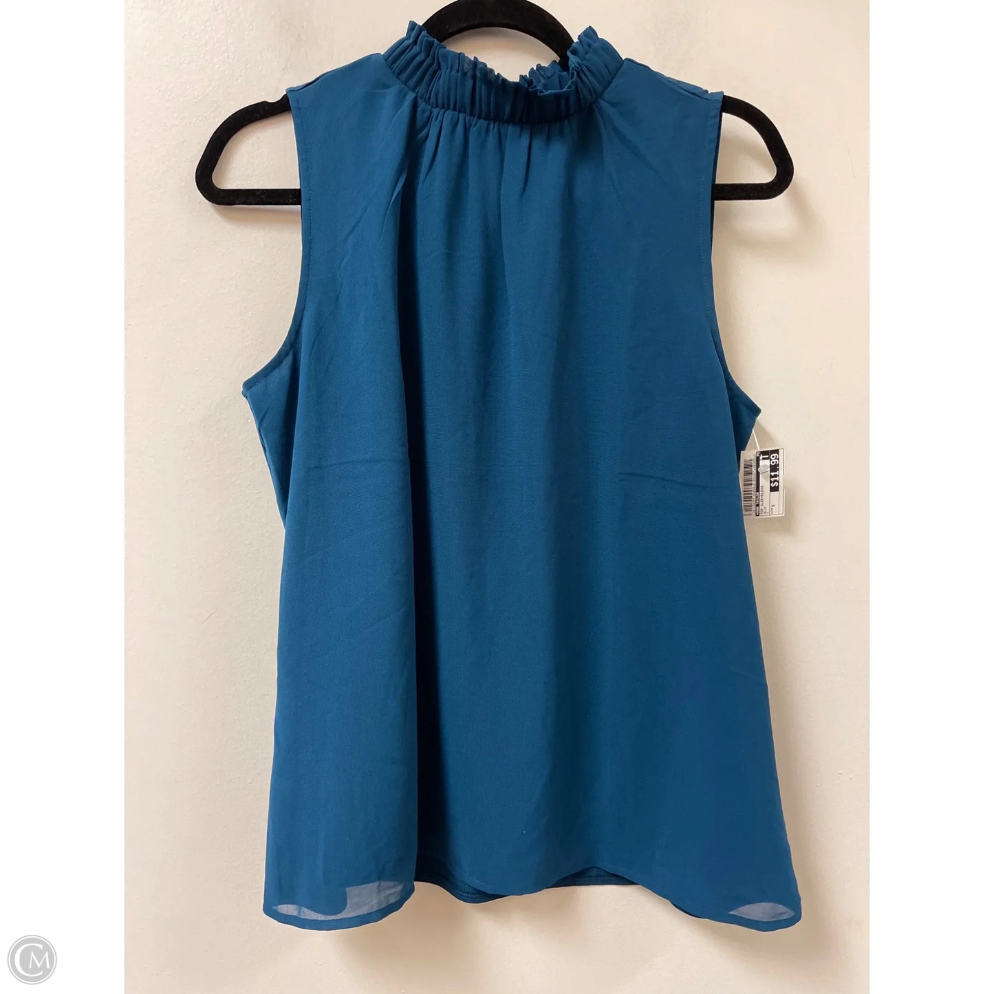 Top Sleeveless By Ann Taylor In Blue, Size: S