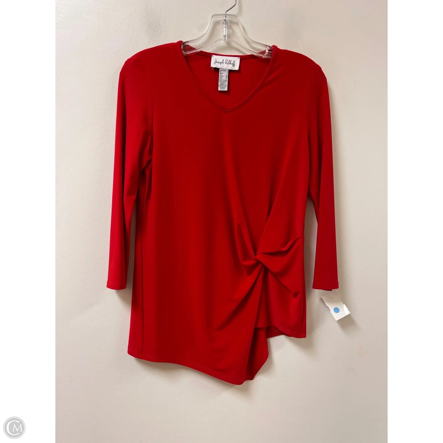 Top Long Sleeve By Joseph Ribkoff In Red, Size: S