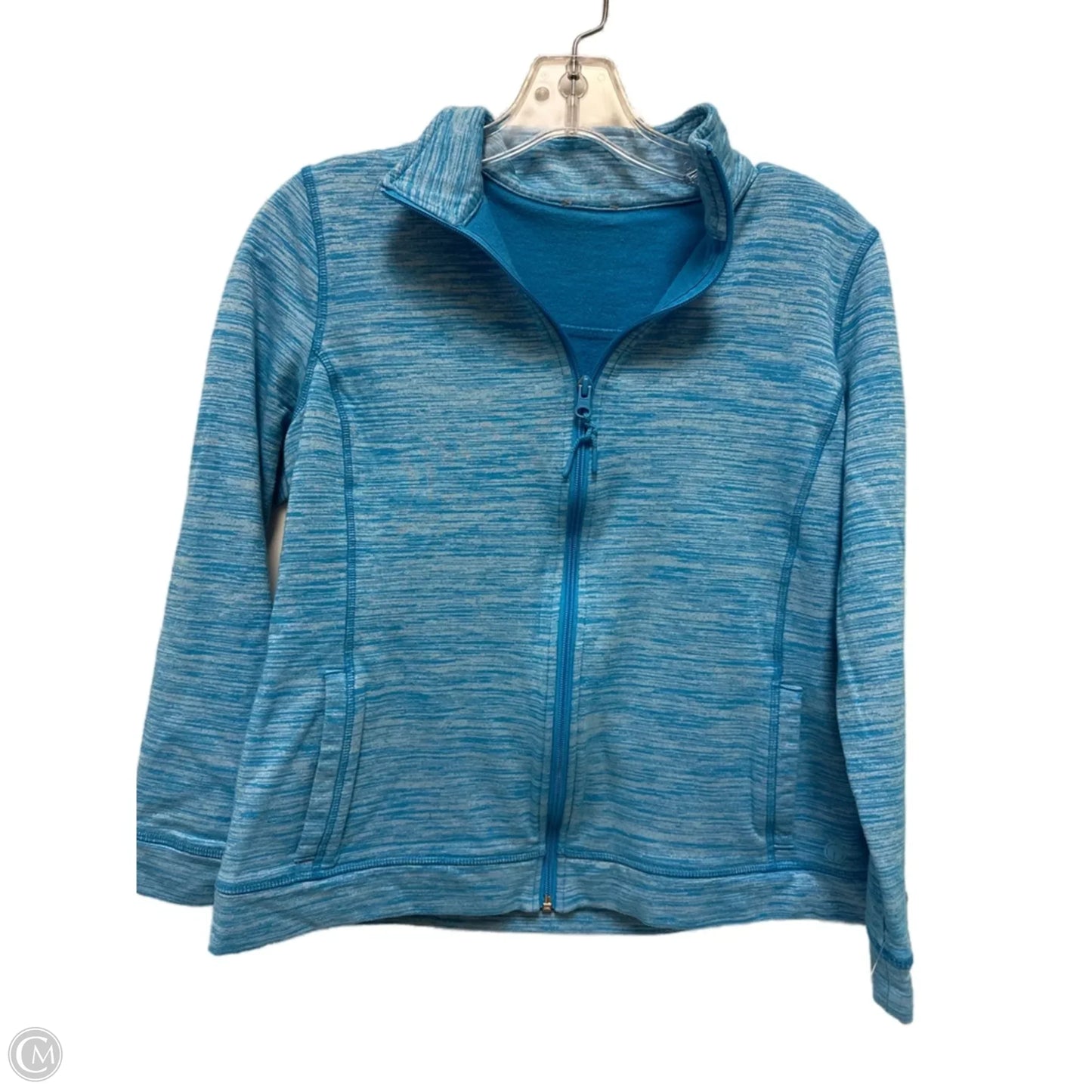 Athletic Jacket By Talbots In Blue, Size: S