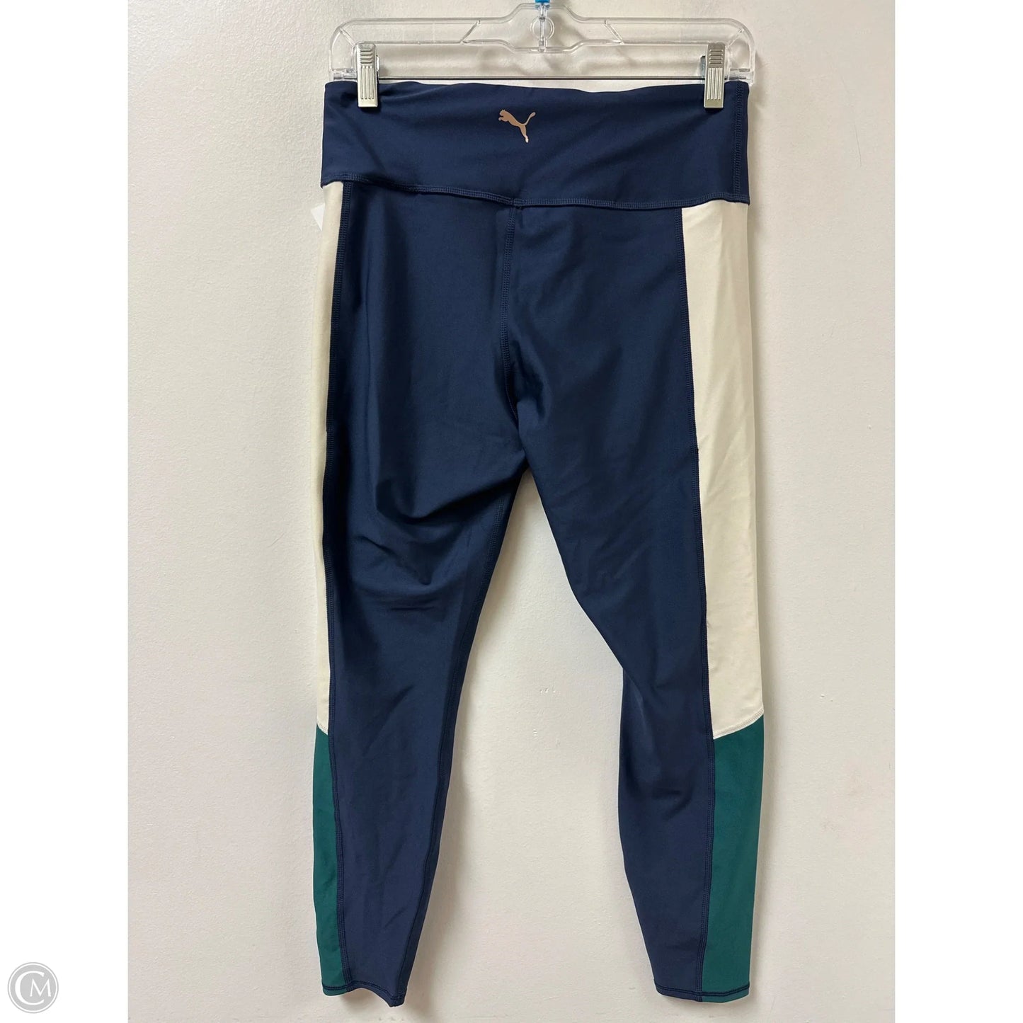 Athletic Leggings By Puma In Navy, Size: M