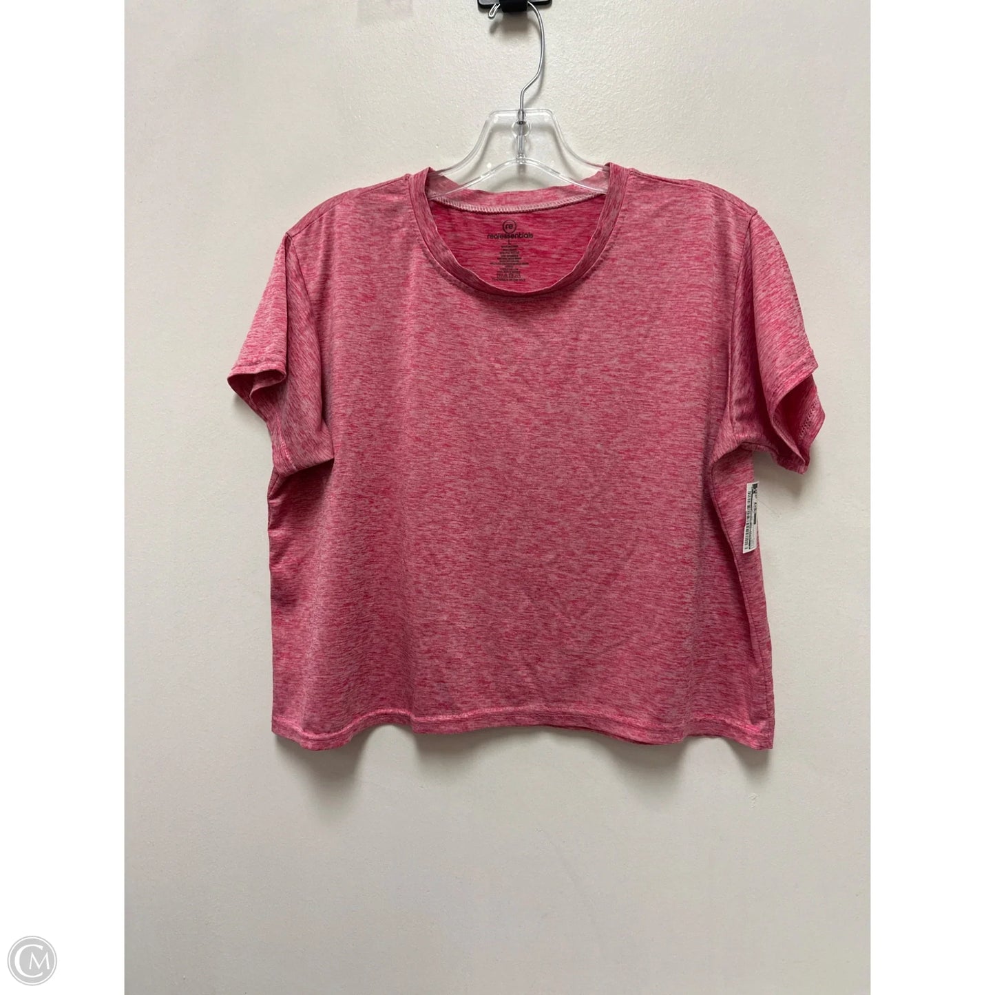 Athletic Top Short Sleeve By Clothes Mentor In Pink, Size: L