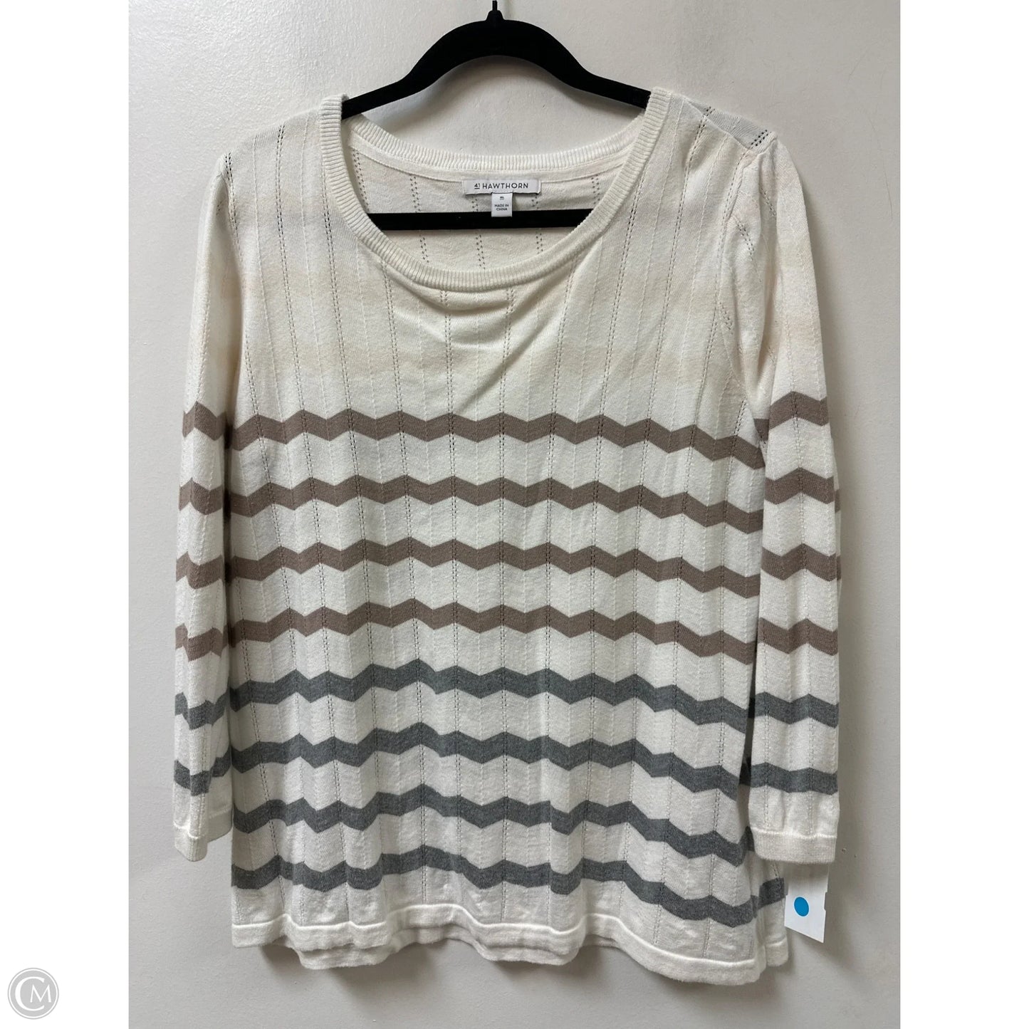 Sweater By 41 Hawthorn In Cream, Size: Xl