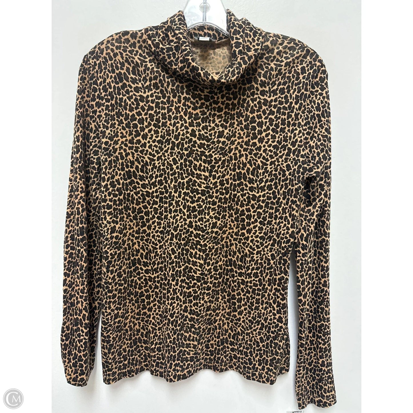 Top Long Sleeve By J. Crew In Animal Print, Size: M