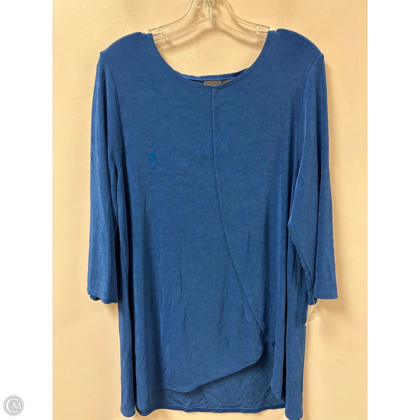 Top Long Sleeve By Chicos In Blue, Size: L