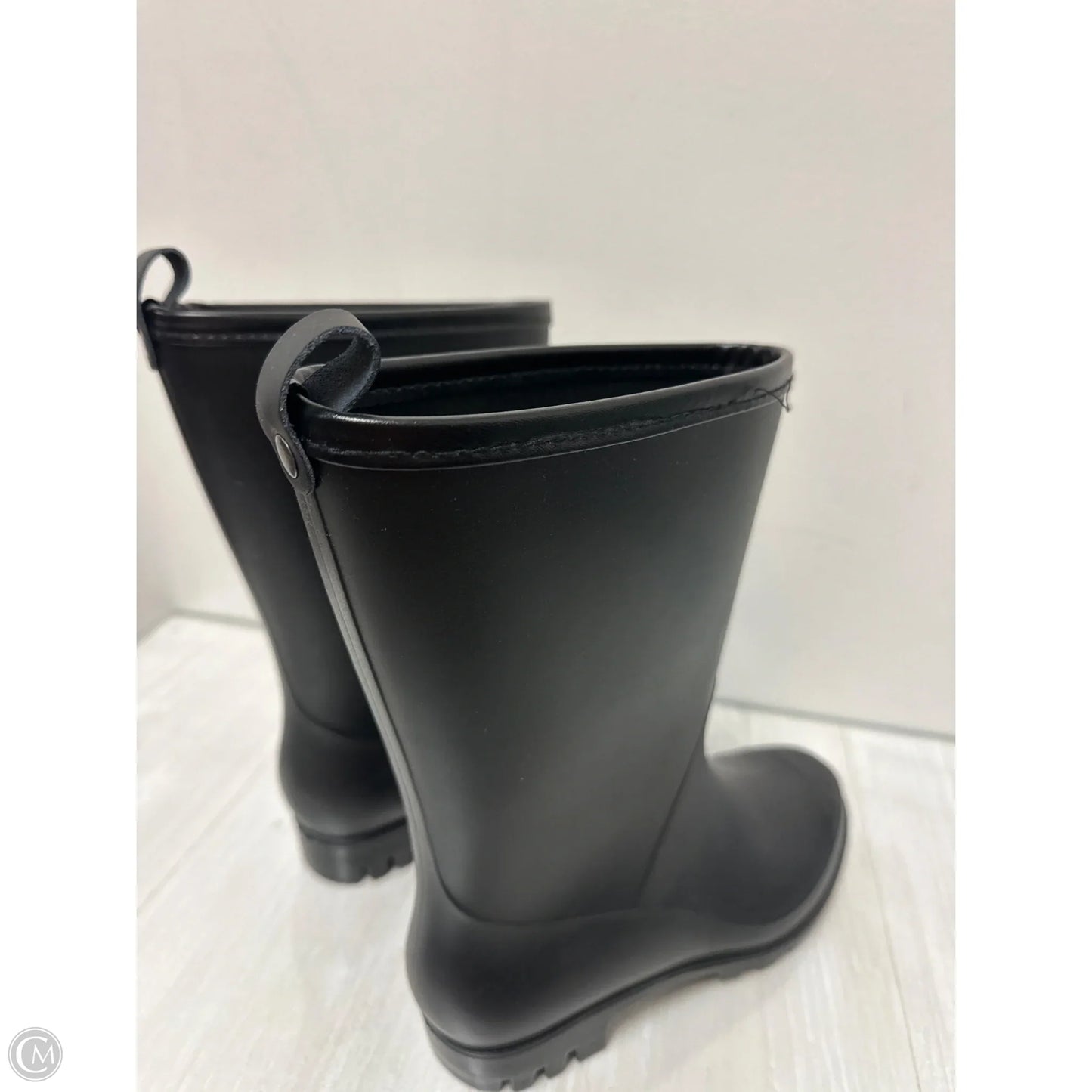 Boots Rain By Clothes Mentor In Black, Size: 6.5