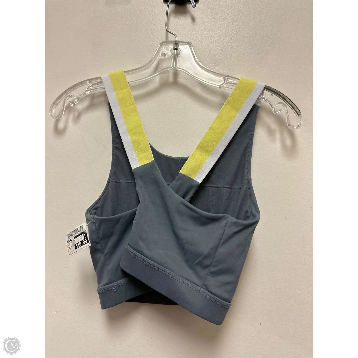 Athletic Bra By Mono B In Grey, Size: L