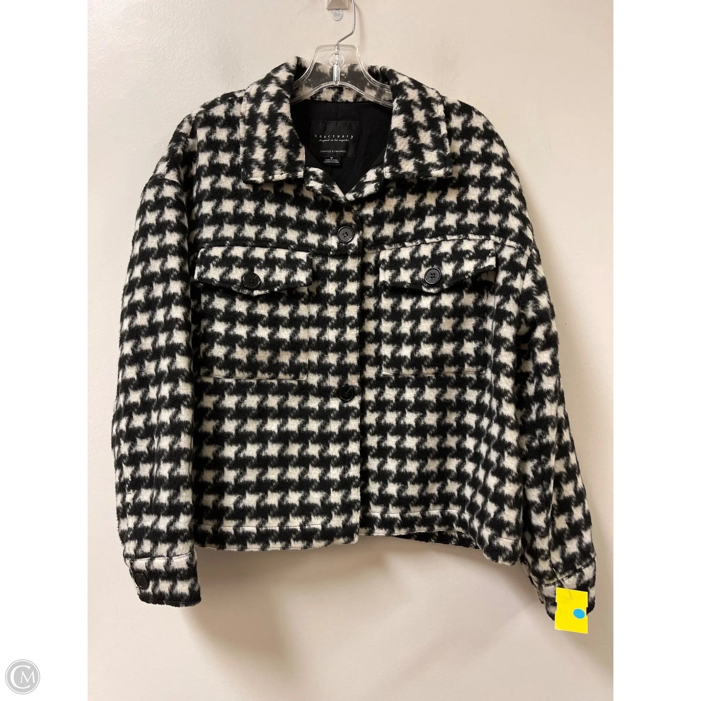 Jacket Other By Sanctuary In Black & White, Size: M