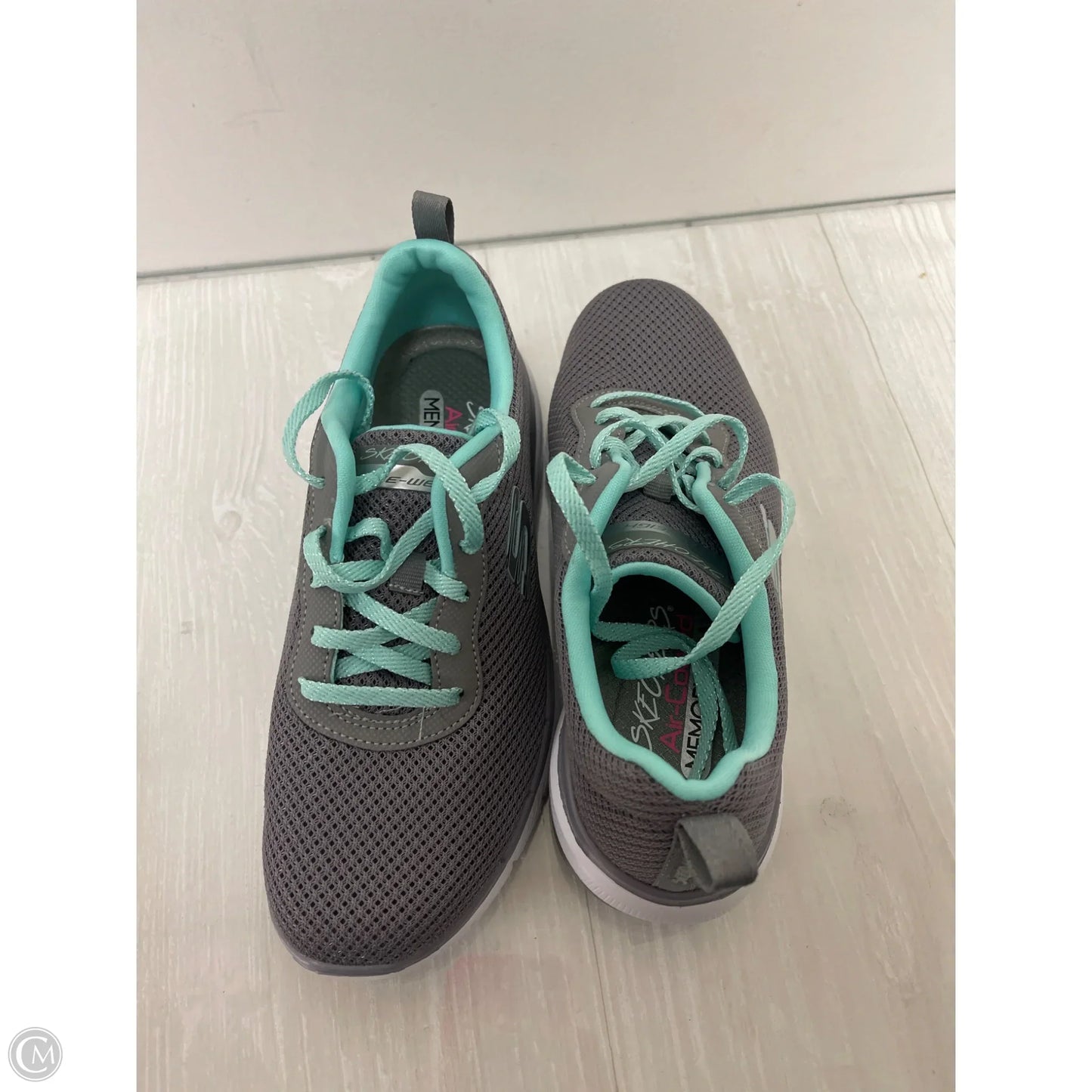 Shoes Athletic By Skechers In Grey, Size: 6