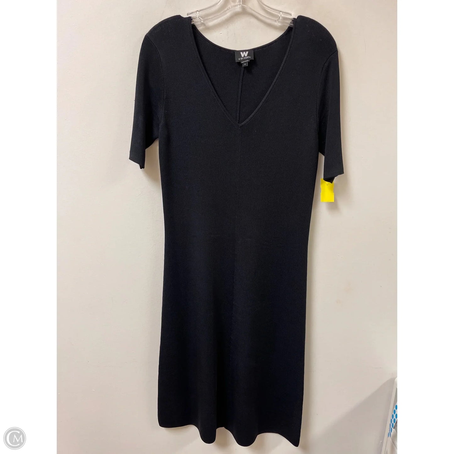 Dress Casual Midi By Clothes Mentor In Black, Size: S
