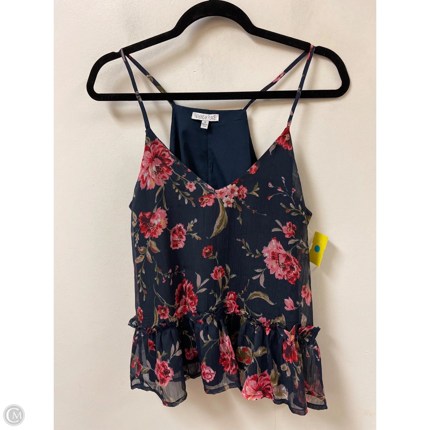 Top Sleeveless By Patrons Of Peace In Blue, Size: M