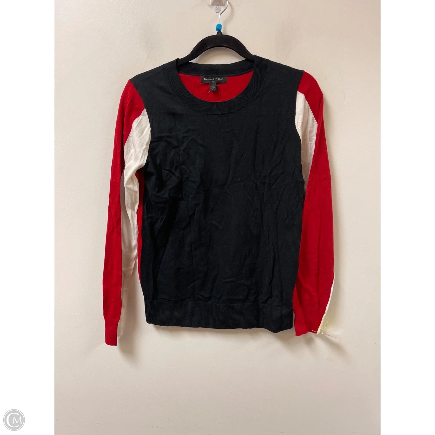Sweater By Banana Republic In Black & Red, Size: S