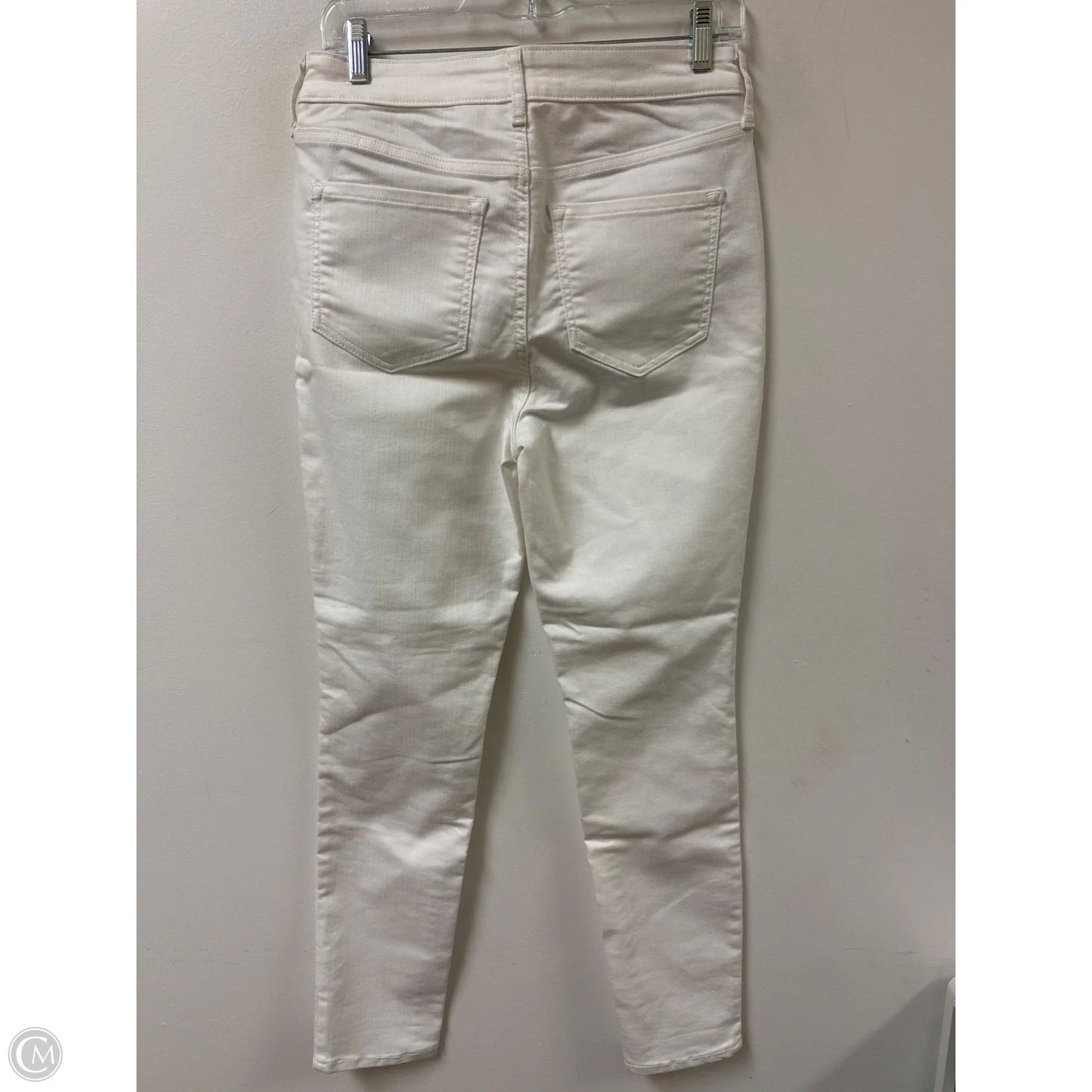 Jeans Skinny By Old Navy In White Denim, Size: 6