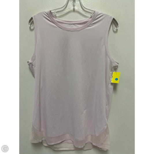 Athletic Tank Top By Athleta In Pink, Size: L
