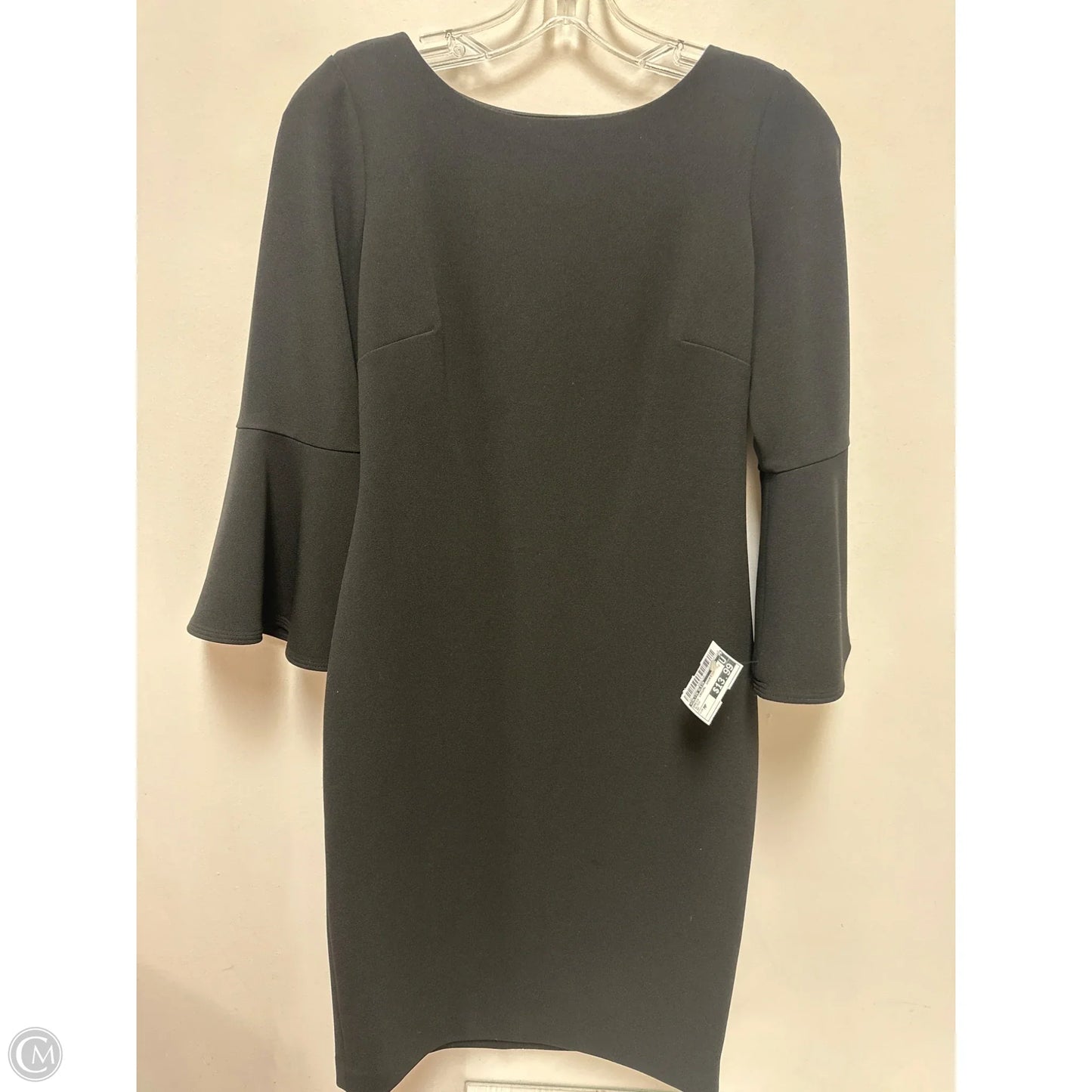 Dress Casual Short By Calvin Klein In Black, Size: Mp