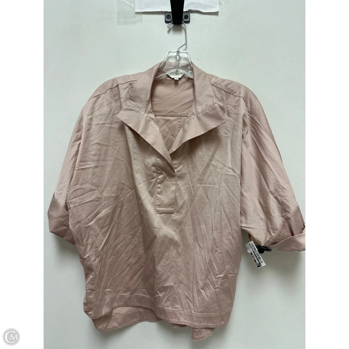 Top Short Sleeve By Ted Baker In Pink, Size: Xs