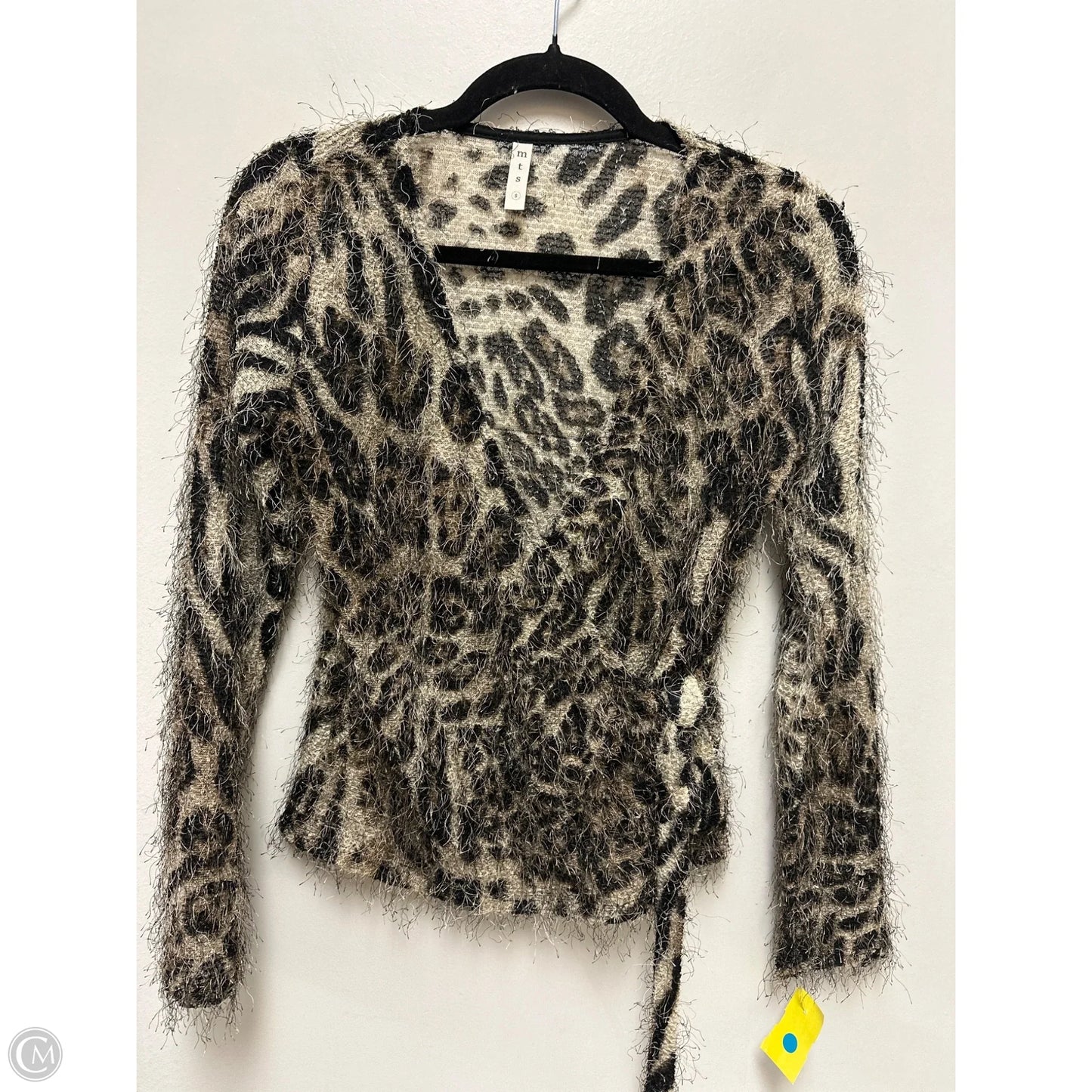 Top Long Sleeve By Mts In Animal Print, Size: S