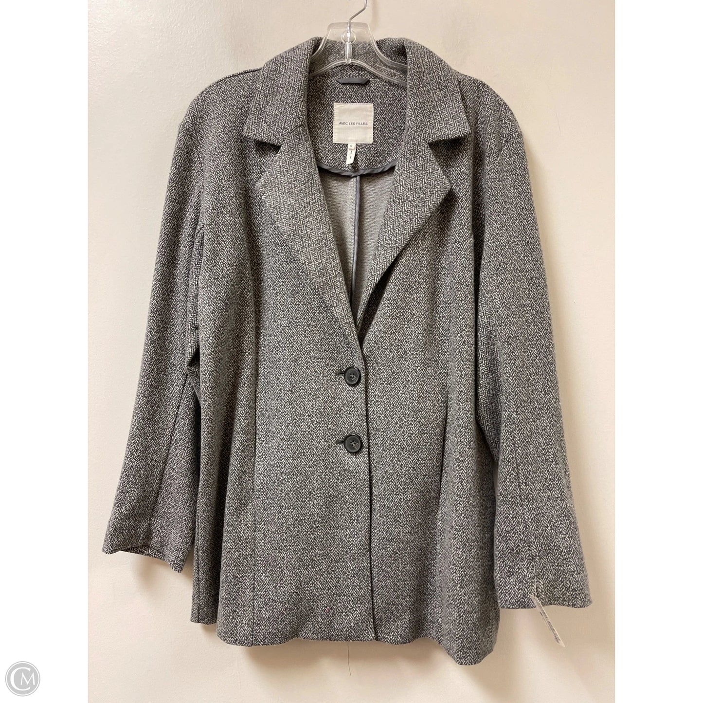 Blazer By Avec Les Filles In Grey, Size: S