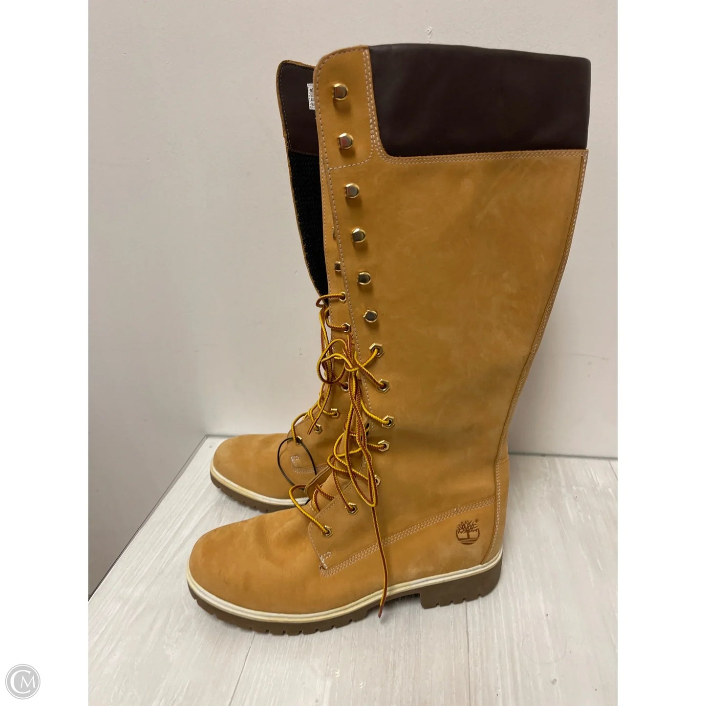 Boots Knee Flats By Timberland In Brown, Size: 9.5