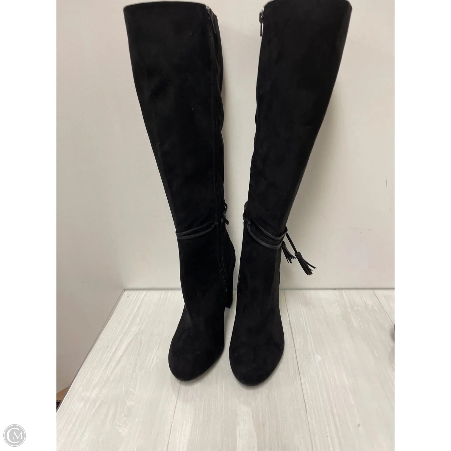 Boots Mid-calf Heels By Lc Lauren Conrad In Black, Size: 7.5