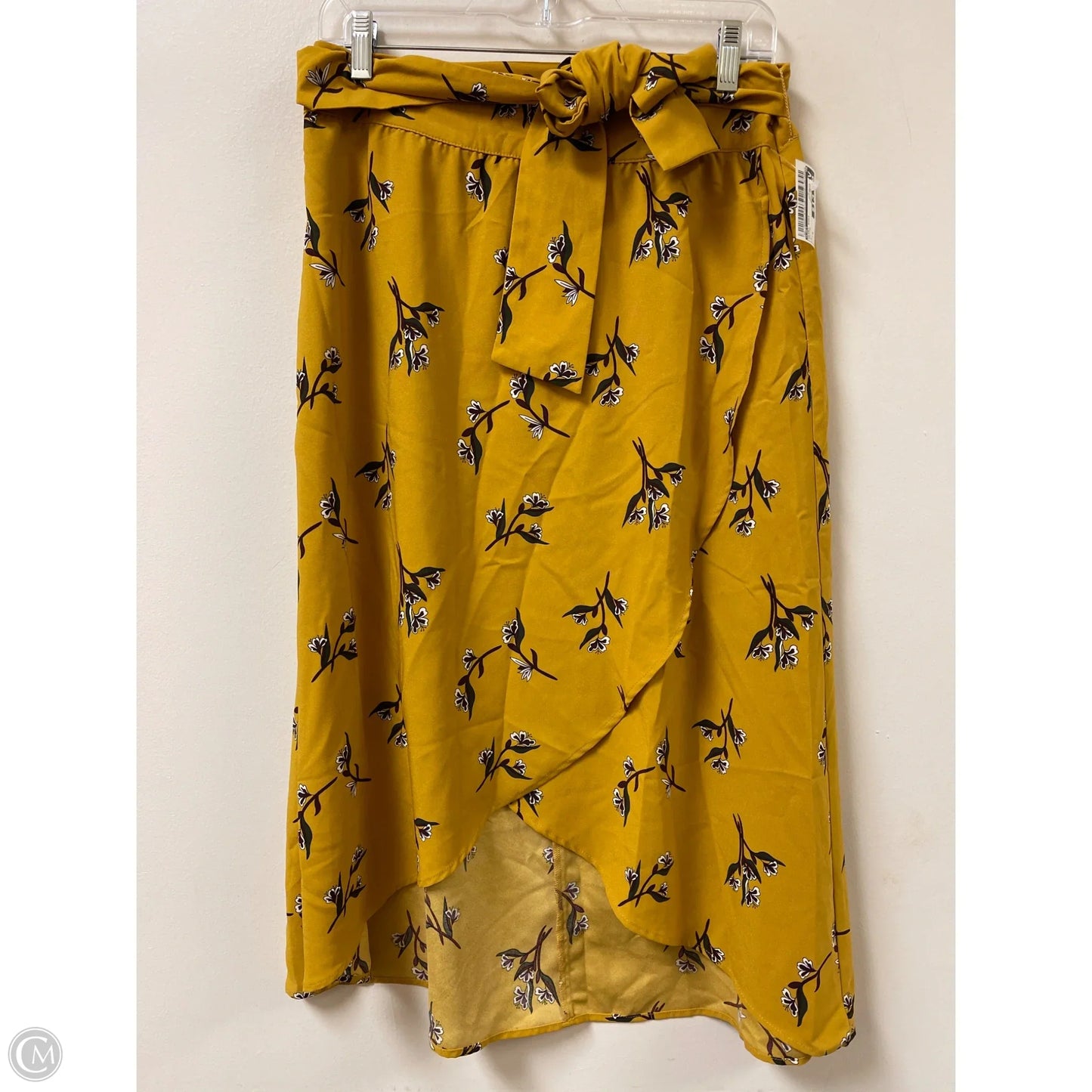 Skirt Midi By Loft In Yellow, Size: 6