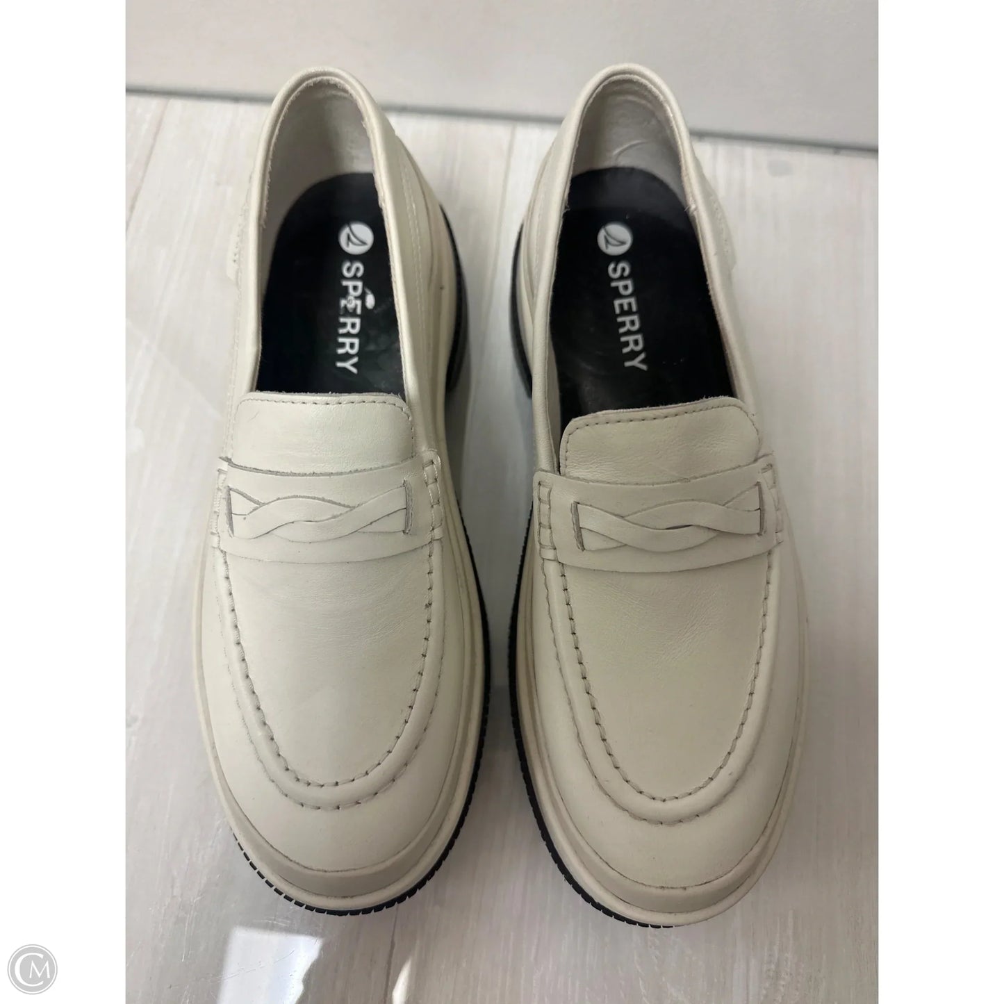 Shoes Heels Platform By Sperry In White, Size: 7