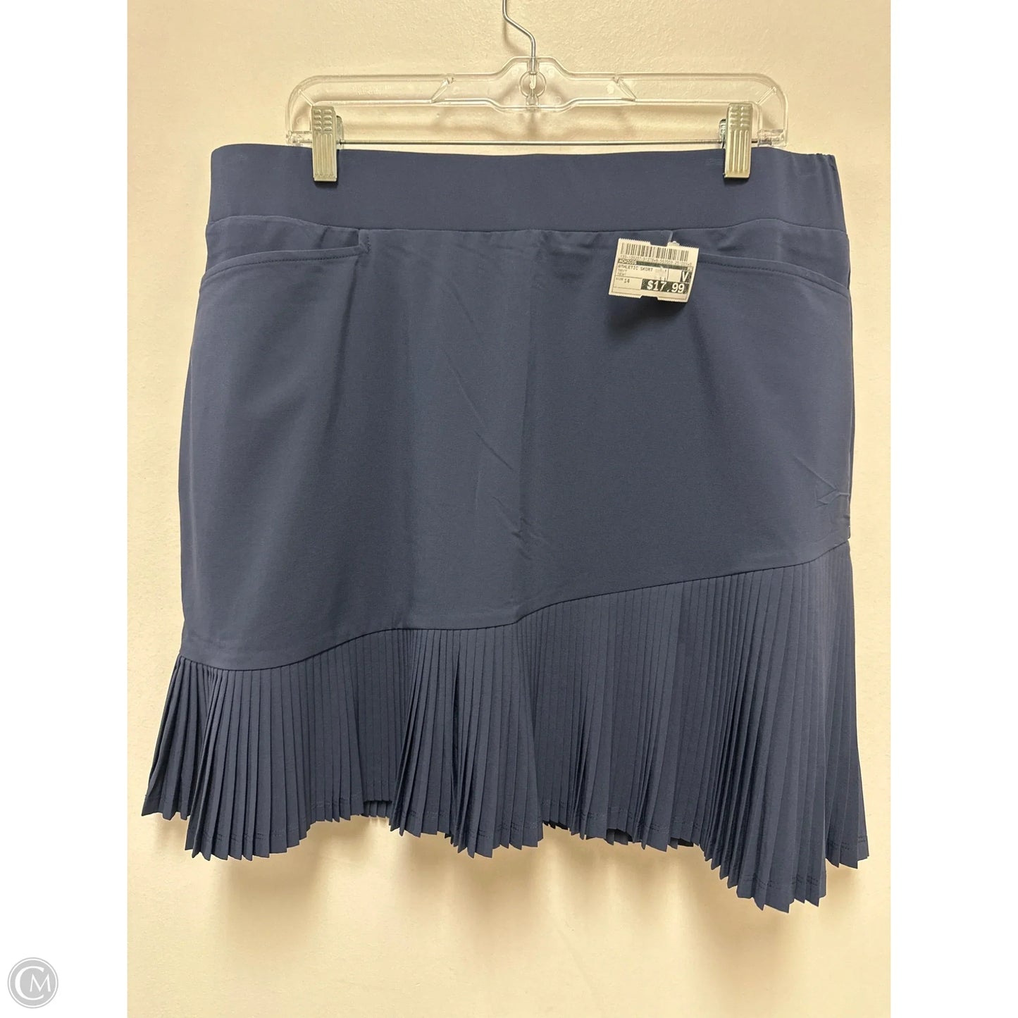 Athletic Skort By Chicos In Navy, Size: 14