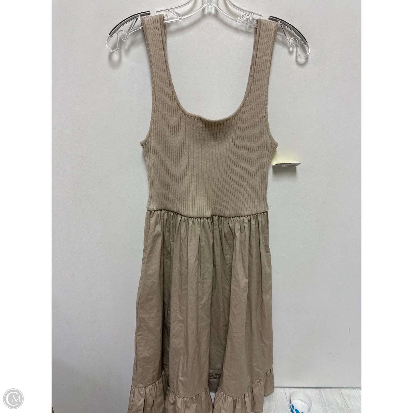 Dress Casual Midi By En Saison In Brown, Size: 1x