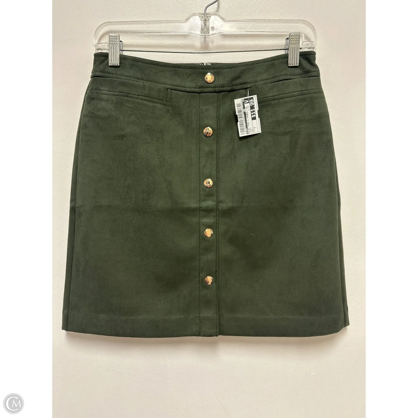 Skirt Mini & Short By Loft In Green, Size: 2
