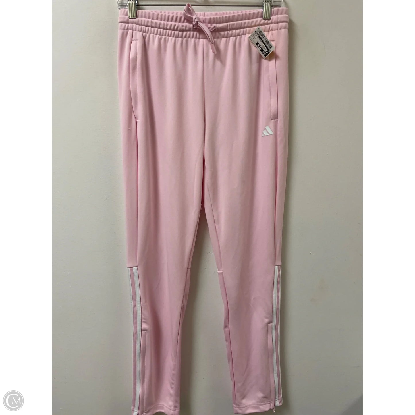 Athletic Pants By Adidas In Pink, Size: S
