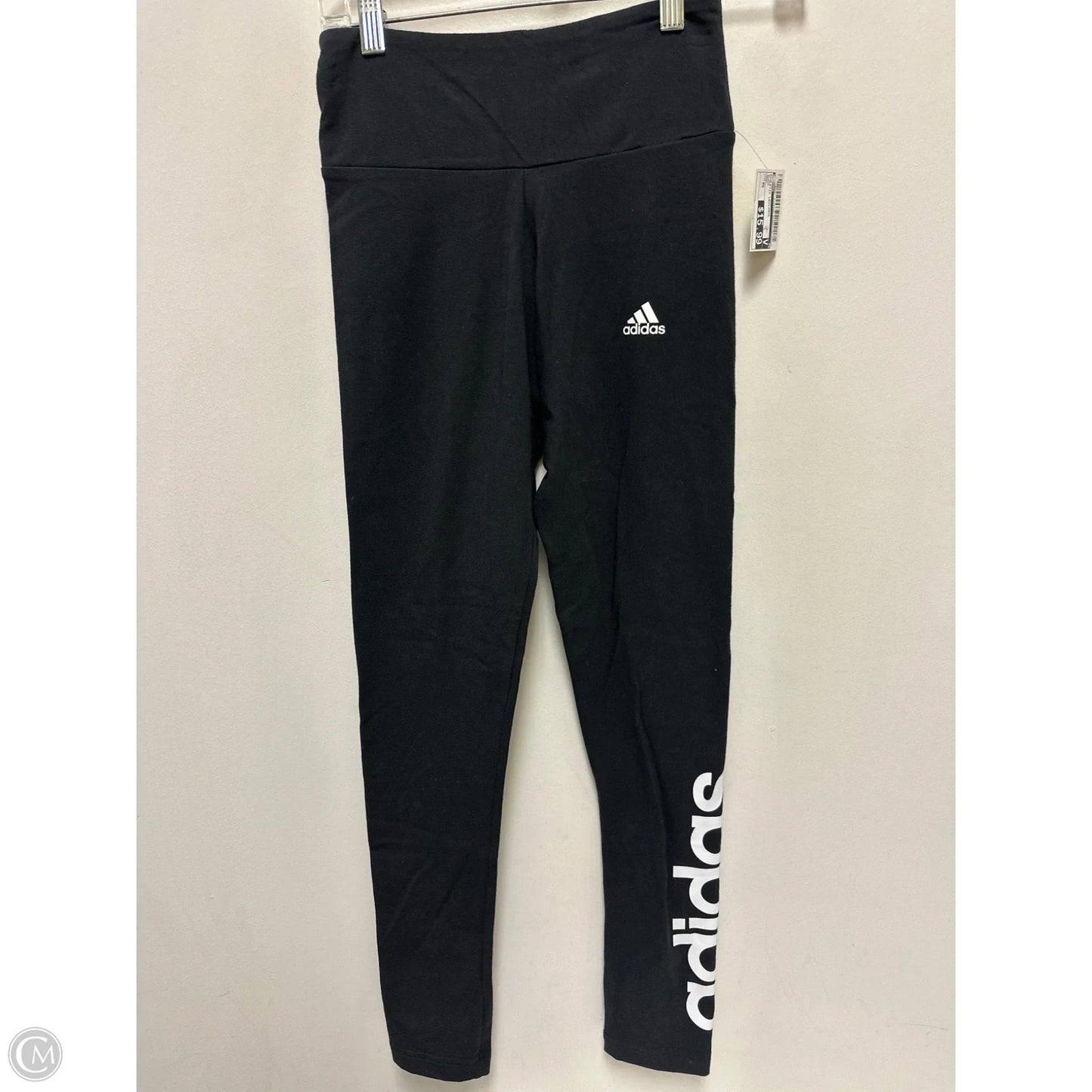 Athletic Leggings By Adidas In Black, Size: Xs