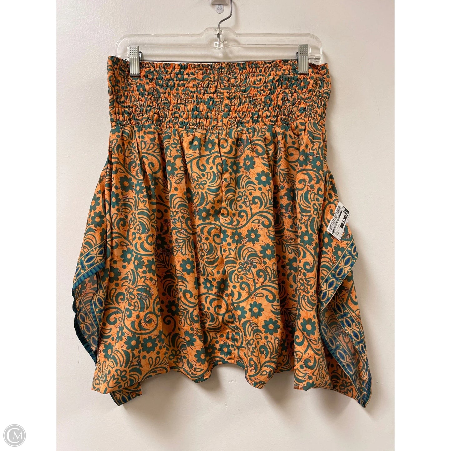 Top Short Sleeve By Clothes Mentor In Green & Orange, Size: Xl