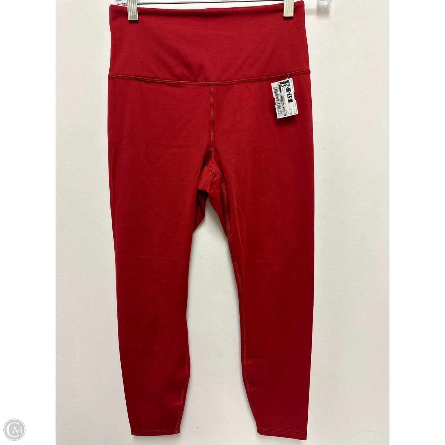 Athletic Leggings By Banana Republic In Red, Size: S