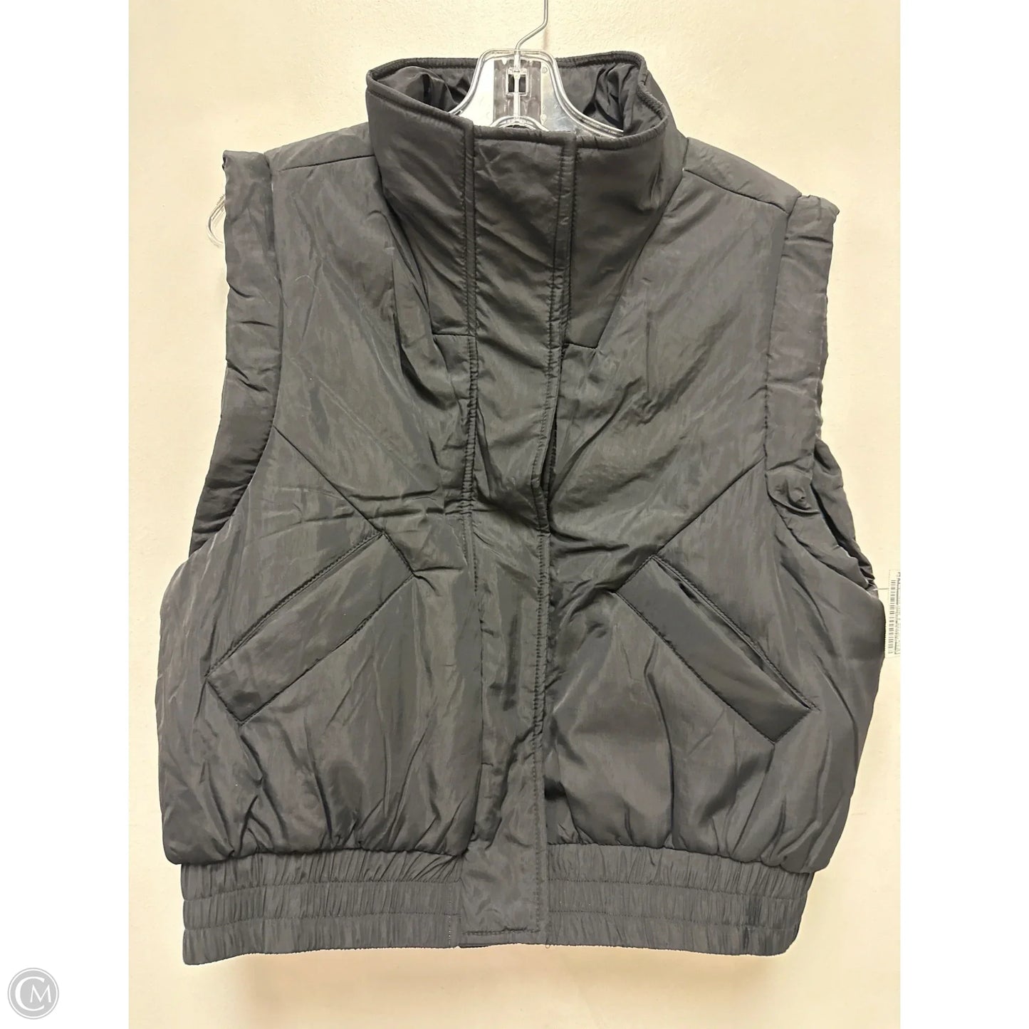 Vest Puffer & Quilted By Clothes Mentor In Black, Size: S