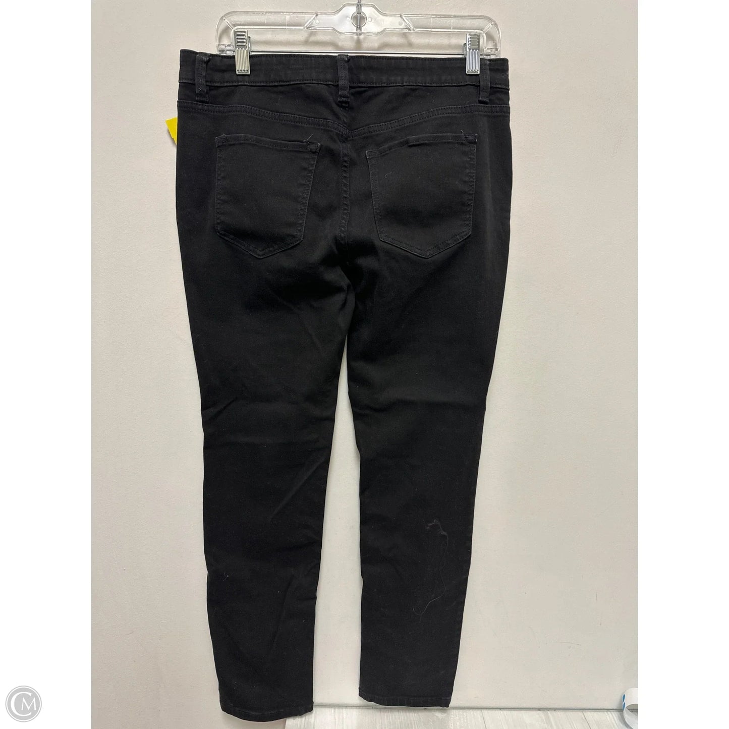 Jeans Skinny By Liz Claiborne In Black Denim, Size: 10