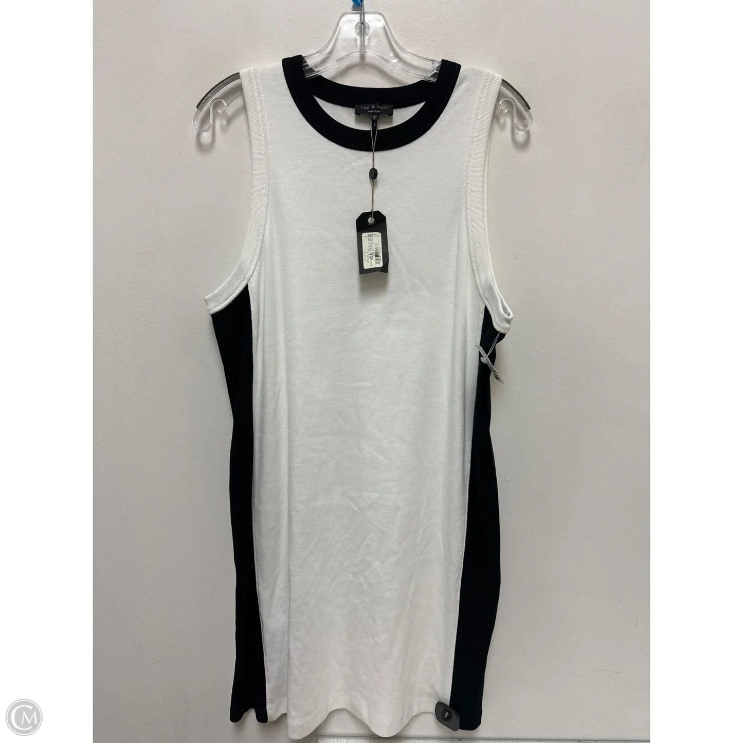 Dress Casual Short By Rag And Bone In Black & White, Size: L