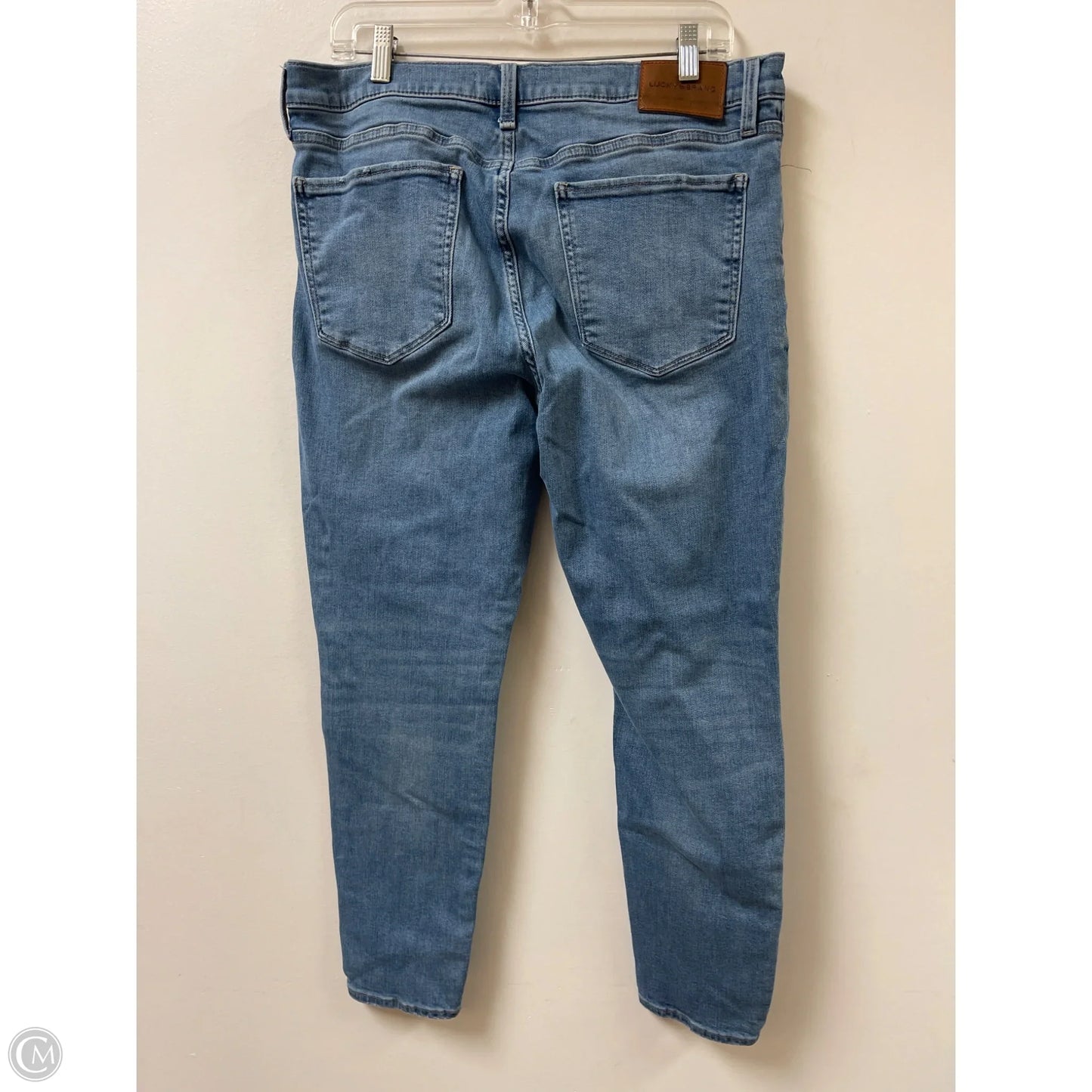 Jeans Skinny By Lucky Brand In Blue Denim, Size: 16