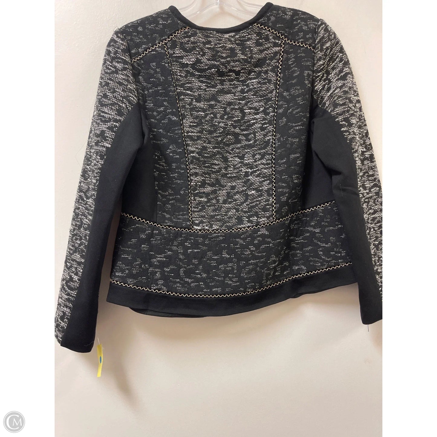 Jacket Other By Chicos In Black & White, Size: S