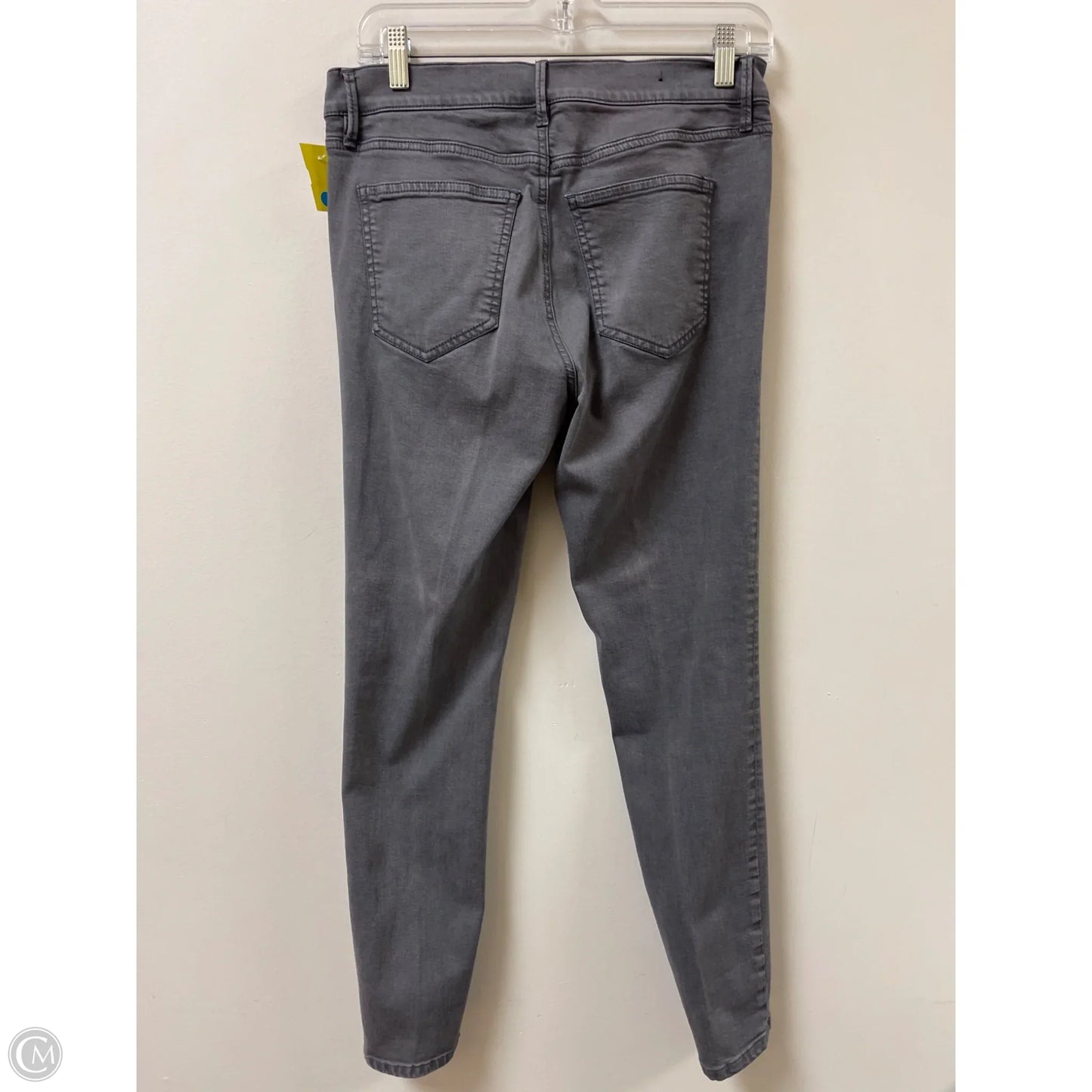 Jeans Skinny By Ann Taylor In Grey Denim, Size: 4