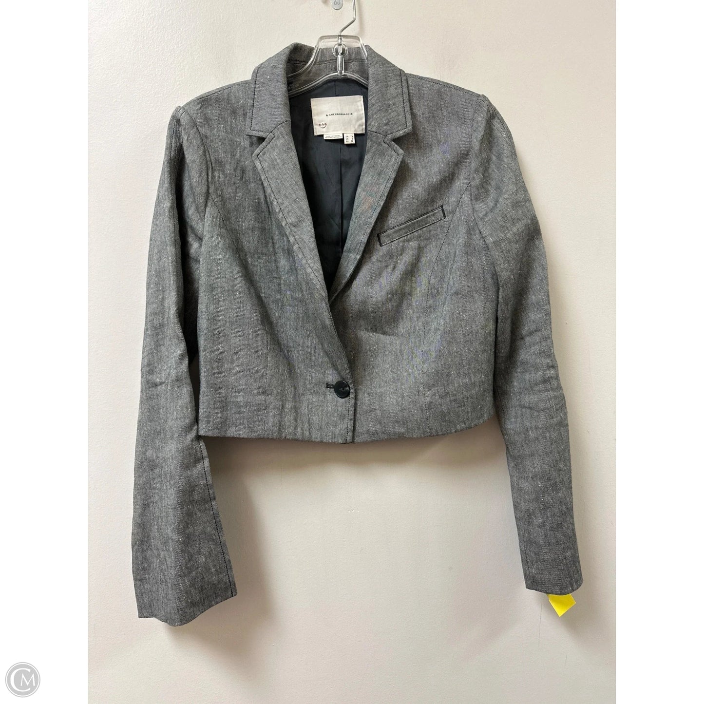 Blazer By Anthropologie In Grey, Size: S