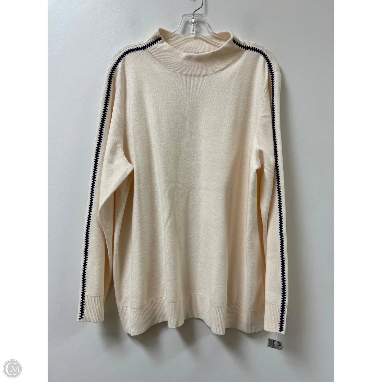 Sweatshirt Crewneck By Chicos In Mauve, Size: 1x