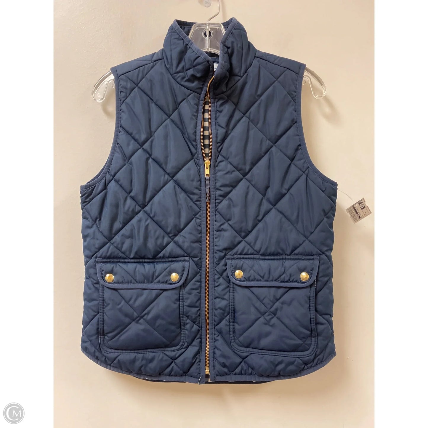 Vest Puffer & Quilted By J. Crew In Navy, Size: S