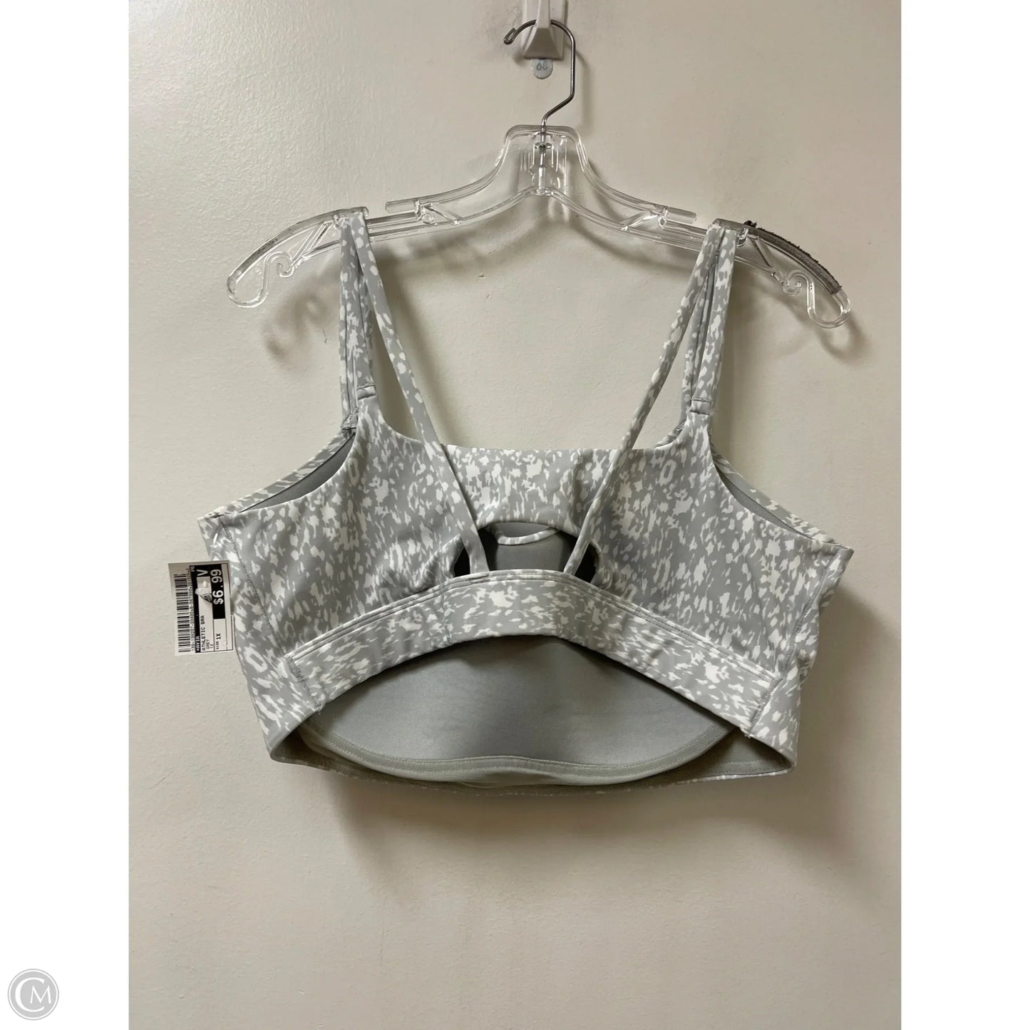 Athletic Bra By Avia In Grey, Size: 1x