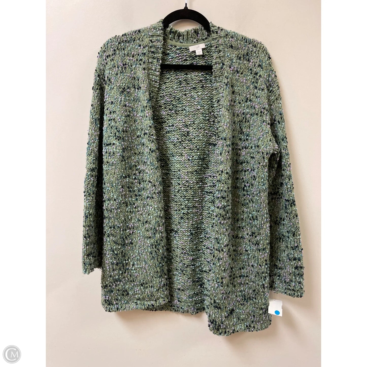 Sweater Cardigan By J. Jill In Green, Size: Xs