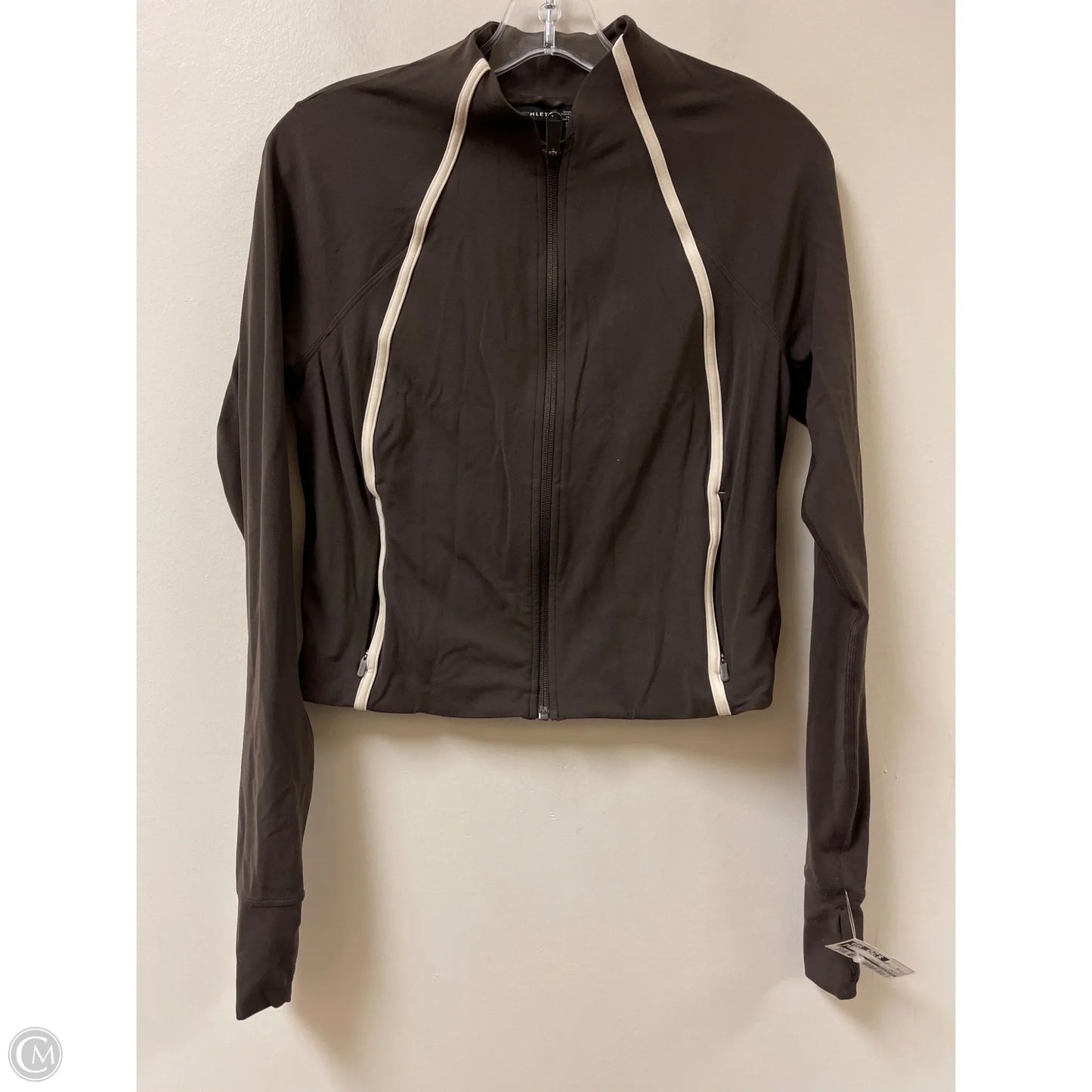Athletic Jacket By Athleta In Brown, Size: M