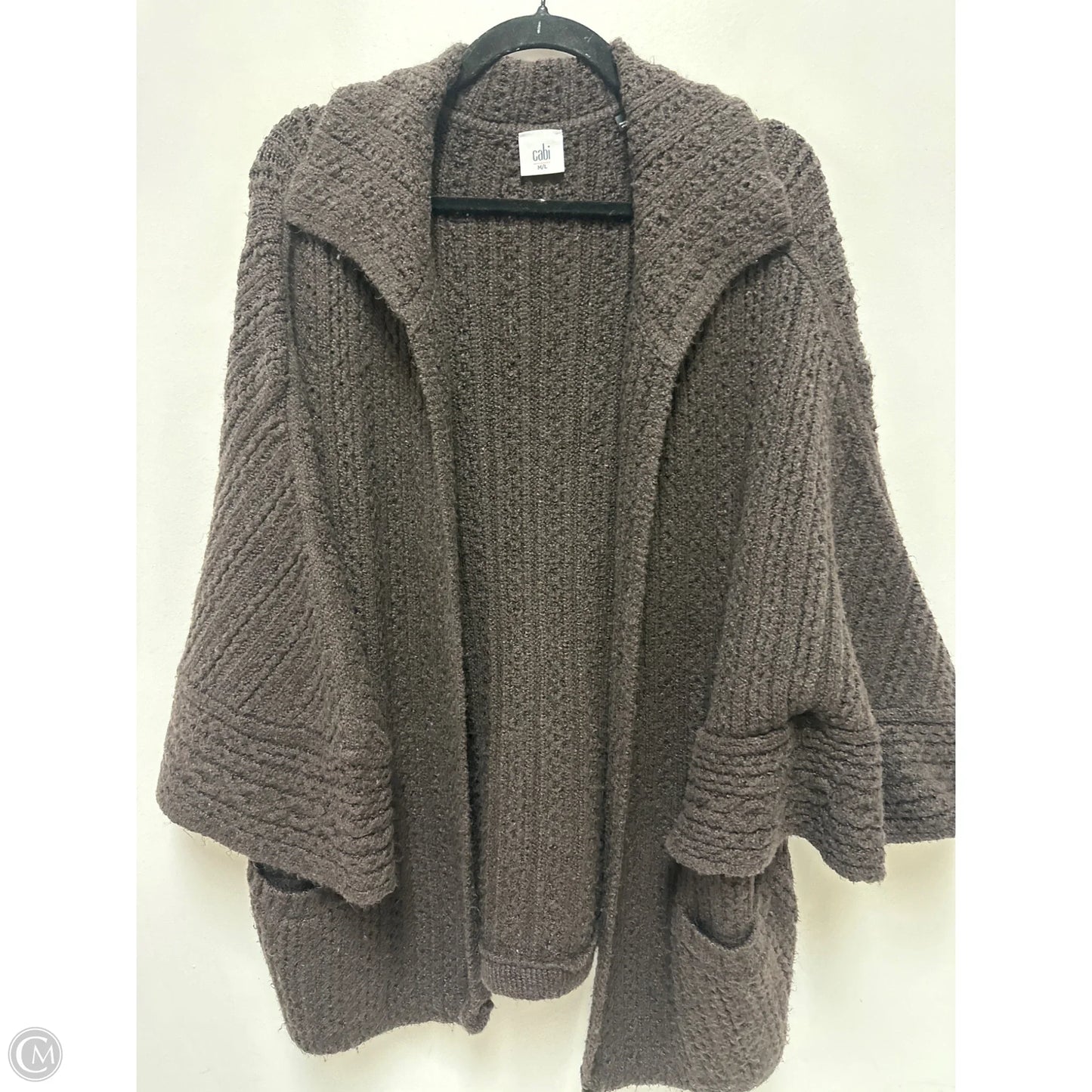 Sweater Cardigan By Cabi In Brown, Size: M