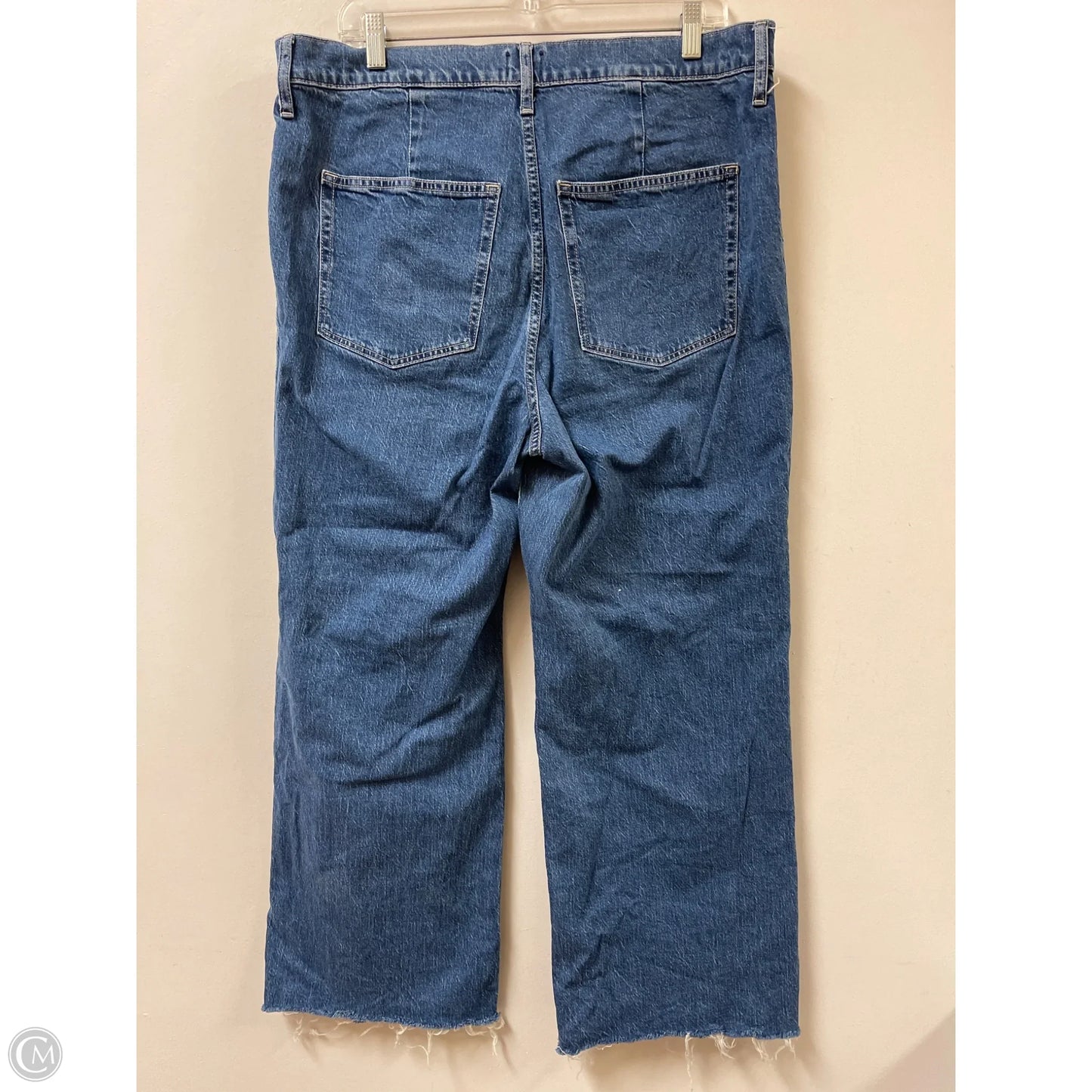 Jeans Wide Leg By J. Crew In Blue Denim, Size: 14