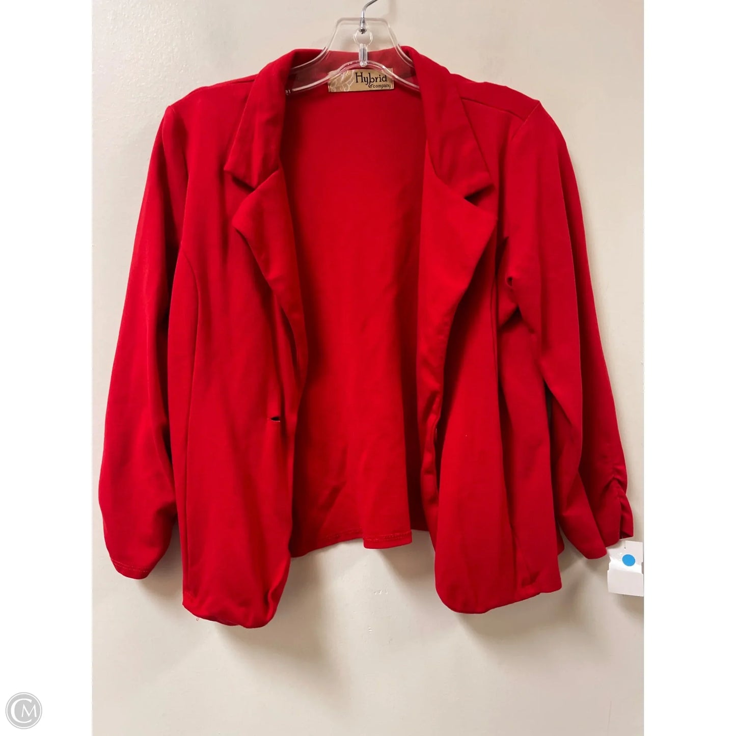 Blazer By Clothes Mentor In Red, Size: M